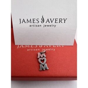 James Avery Sterling Silver 'Love You Mom' Charm